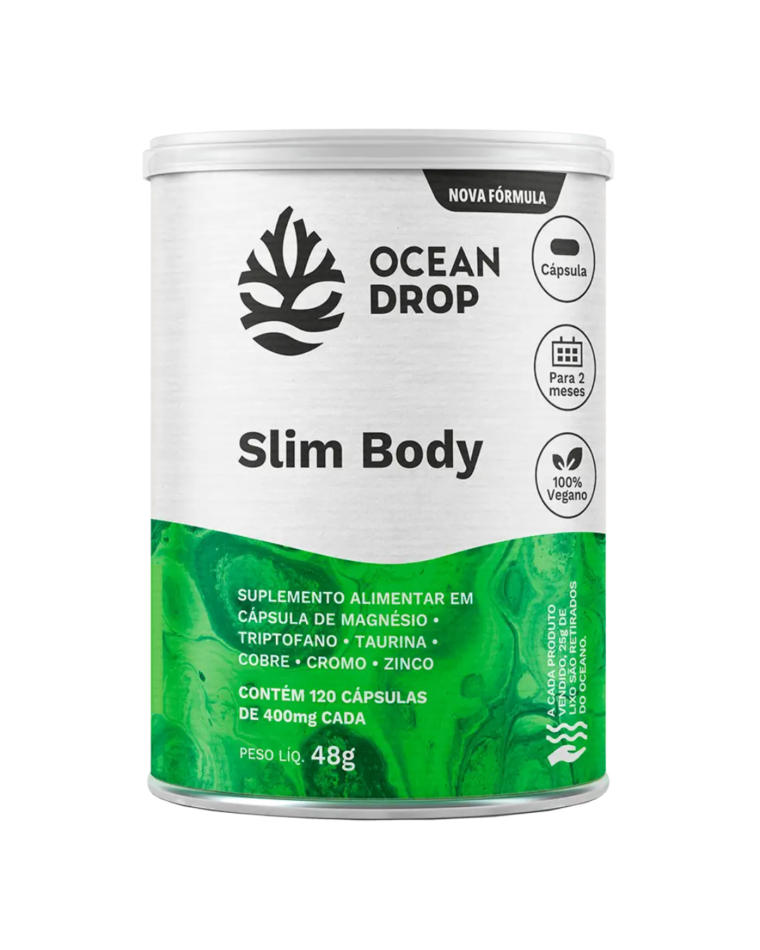 3227943cf63006abdbfd5a38b4ec25db.webp Slim Body 120 caps - Ocean Drop - Imagem 1