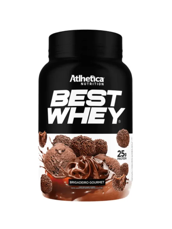Best Whey Protein Brigadeiro Gourmet 900g - Atlhetica