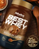 Best Whey Protein Dulce de Leche Premium 900g- Atlhetica - Imagem 2