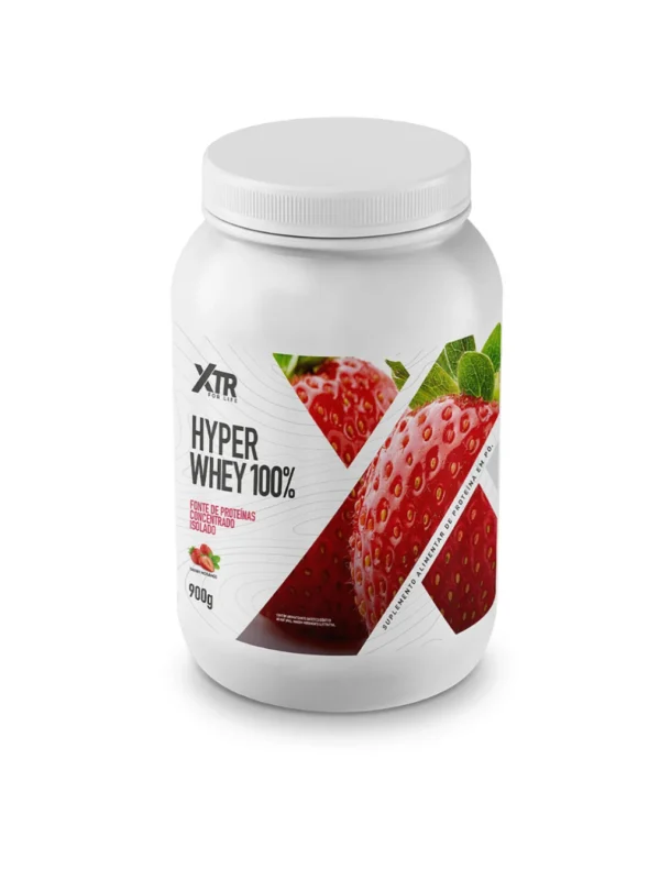 Hyper Whey 100% Sabor Morango 900g - XTR