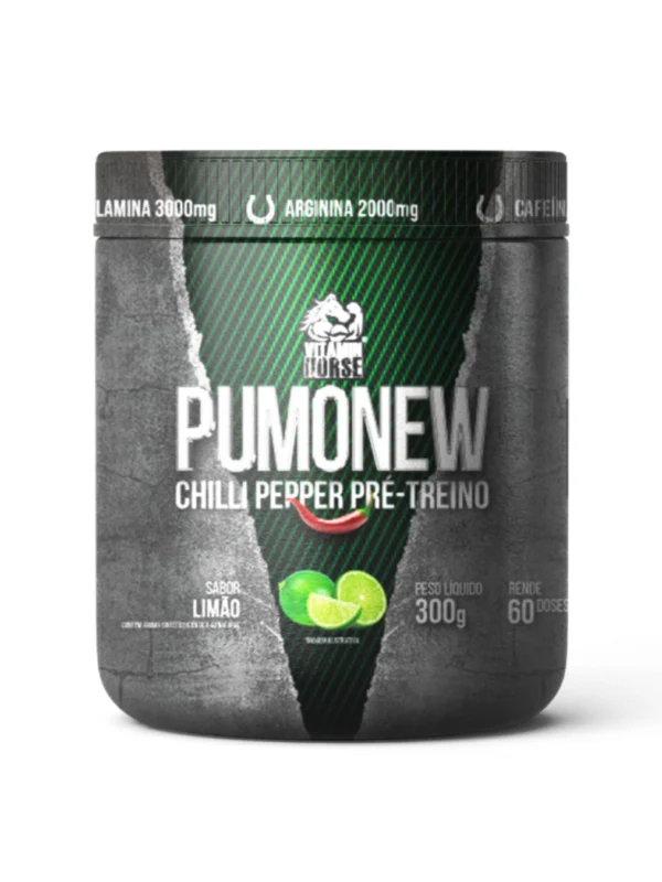 Pumonew Chilli Pepper Limão 300g - Vitamin Horse