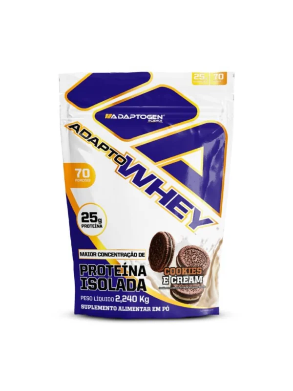 Adapto Whey Cookies e Cream 2,240kg - Adaptogen