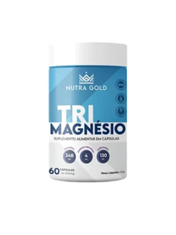 Tri Magnésio 60 caps - Nutra Gold