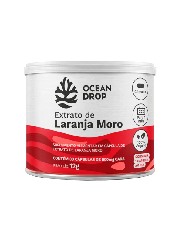 Extrato de Laranja Moro 60 caps - Ocean Drop