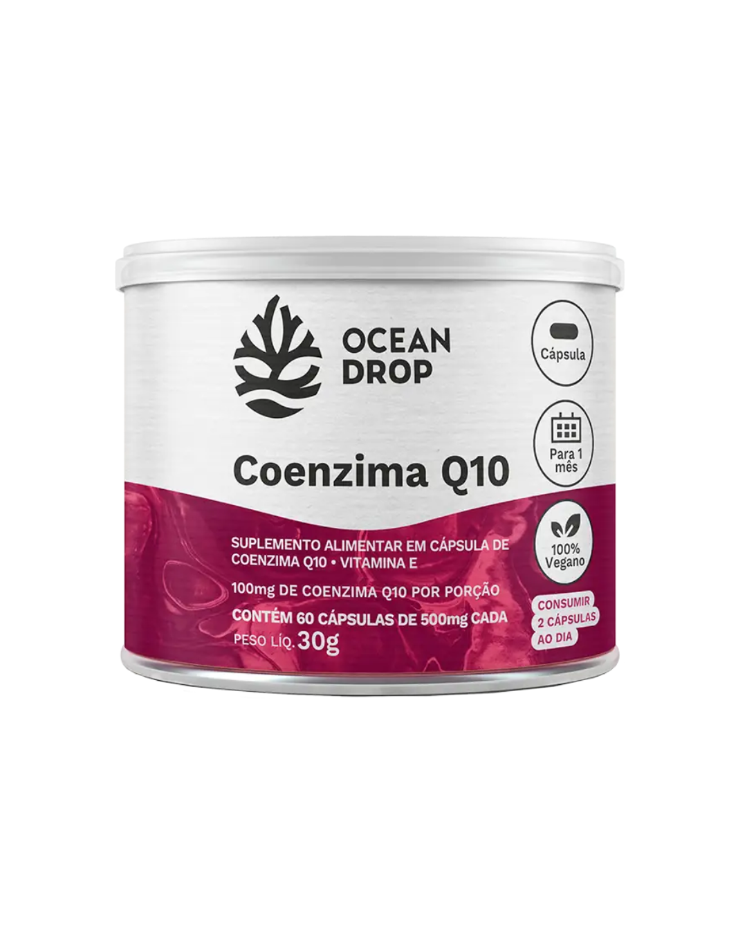 982621dec6b81b0e121684ad8b0b62b5.webp Coenzima Q10 60 caps - Ocean Drop - Imagem 1