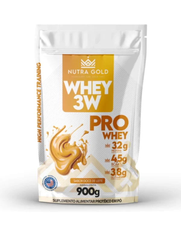 Whey Pro Doce de Leite Refil 900g - Nutra Gold