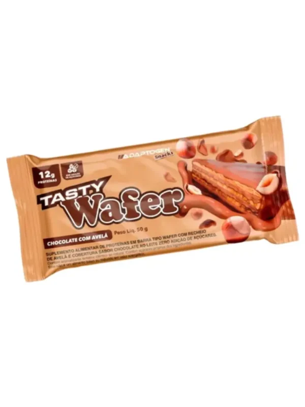 Tasty Wafer Chocolate com Avelã 50g - Adaptogen
