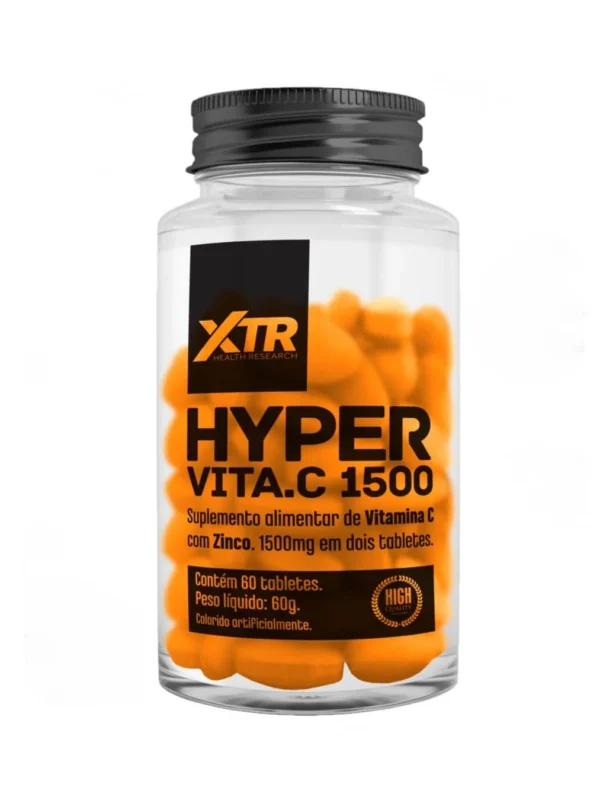 Hyper Vita C 1500mg com Zinco 10mg 60 caps - XTR