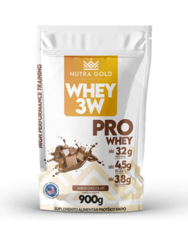 Whey Pro Chocolate Refil 900g - Nutra Gold