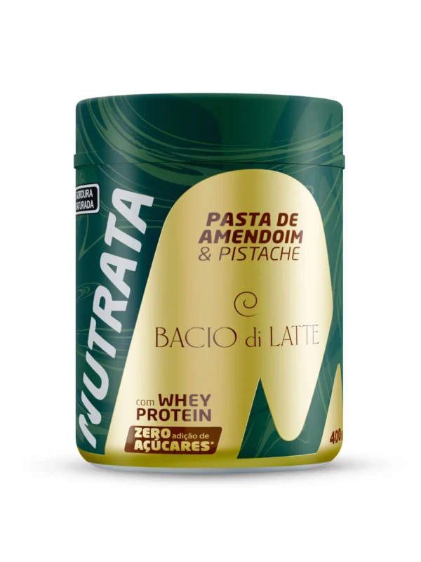 Pasta 400g Sabor Pistache Bacio di Latte - Nutrata