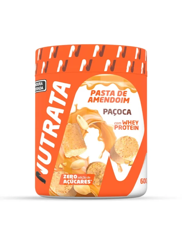 Pasta 600g Sabor Paçoca - Nutrata