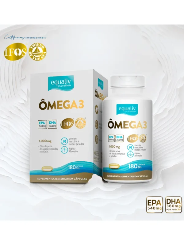 Ômega 3 Ultra 180 Capsulas - Equaliv