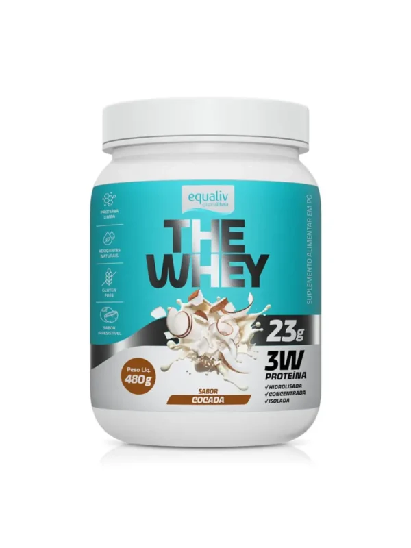The Whey 3w 480g Sabor Cocada - Equaliv