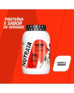 W100 Whey Concentrado 900g Sabor Cookies Cream - Nutrata - Imagem 2