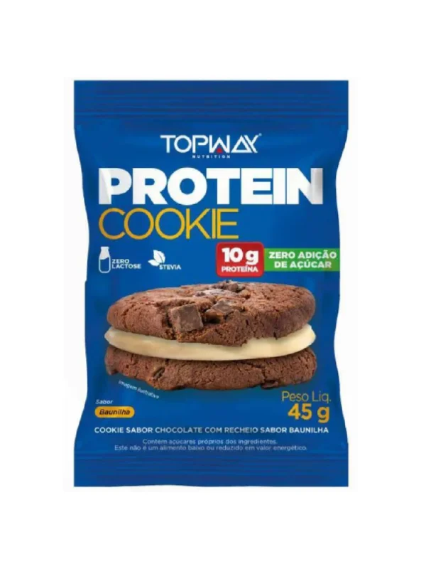Protein Cookie Sabor Baunilha 45G- Topway