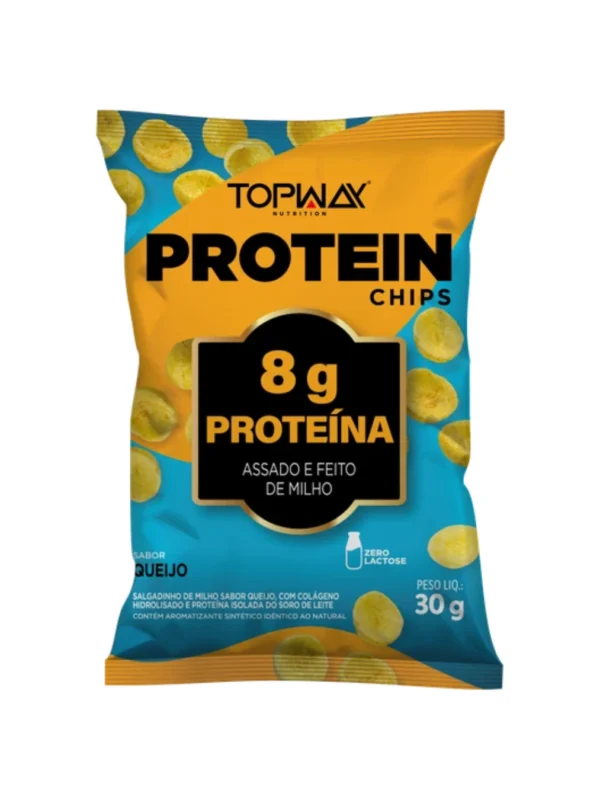 Protein Chips Sabor Queijo 30g - Topway