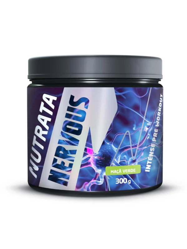 Pre Workout Nervous Dose 10g Sabor Maça Verde - Nutrata
