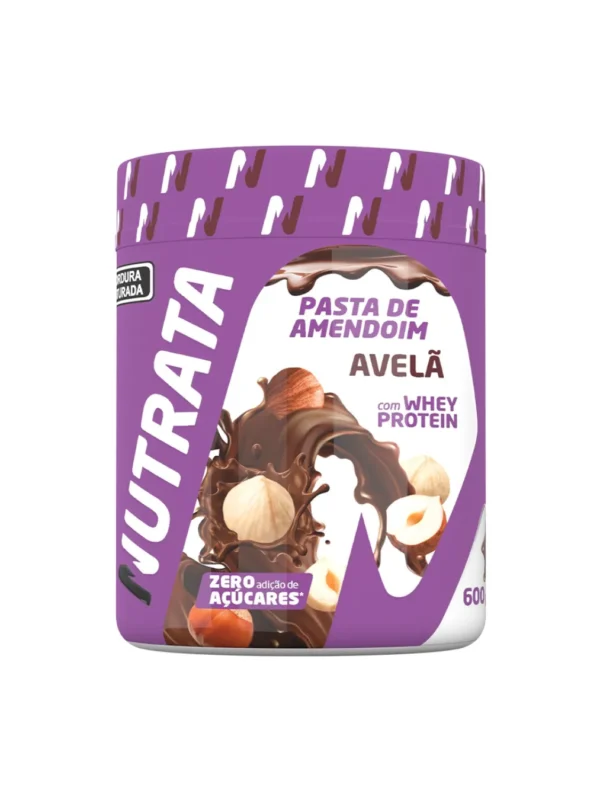 Pasta 600g Sabor Avelã - Nutrata