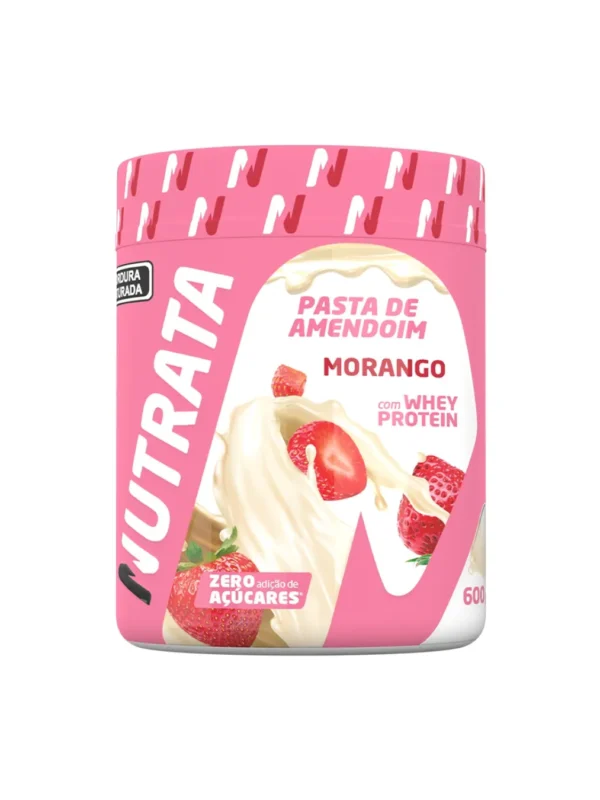 Pasta 600g Sabor Morango - Nutrata