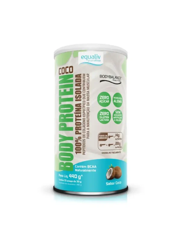 Body Protein 440g Sabor Coco - Equaliv