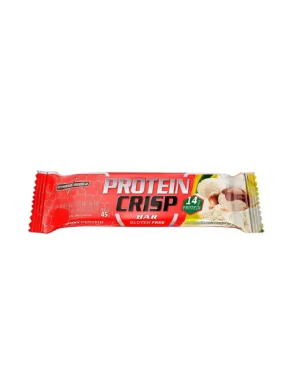 Barrinha Crisp Leite Ninho com Creme de Avelã 45g- Integralmedica