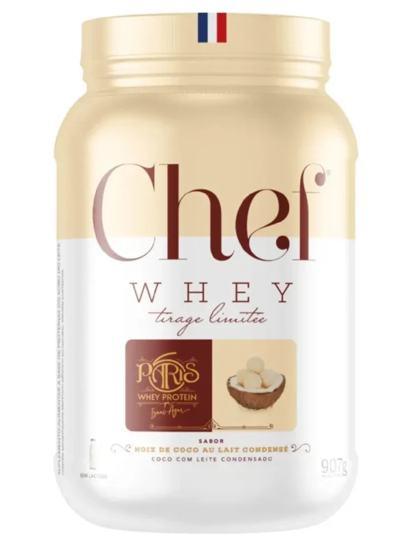 Whey 100% Coco com Leite Condensado 907g - Chef Whey