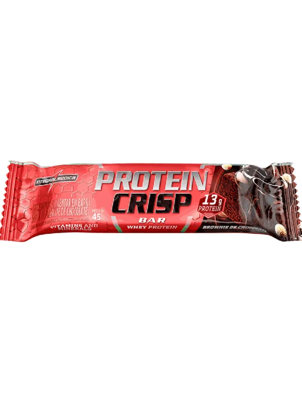 Barrinha Crisp Brownie de Chocolate  45g- Integralmedica