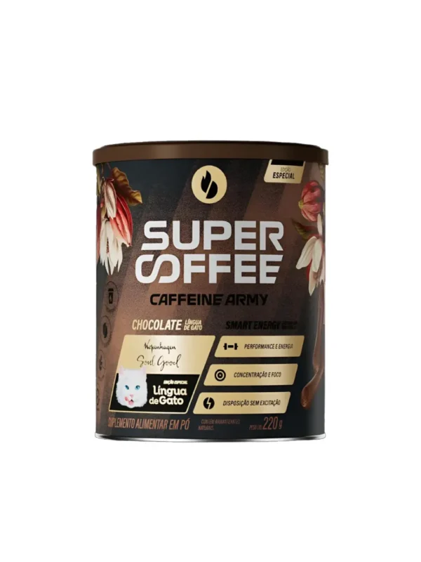 Lata Sabor Língua de Gato 220g - Supercoffee