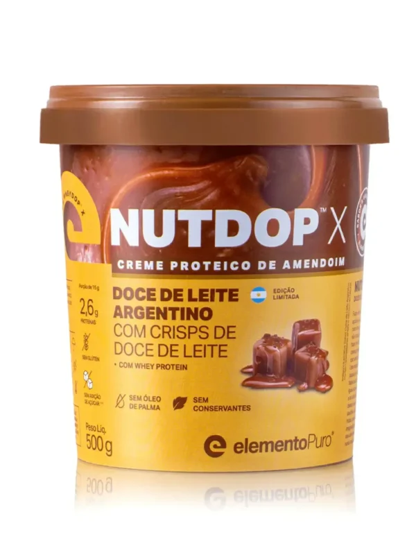 Nutdop X Doce de Leite Argentino Pasta 500g - Elemento Puro