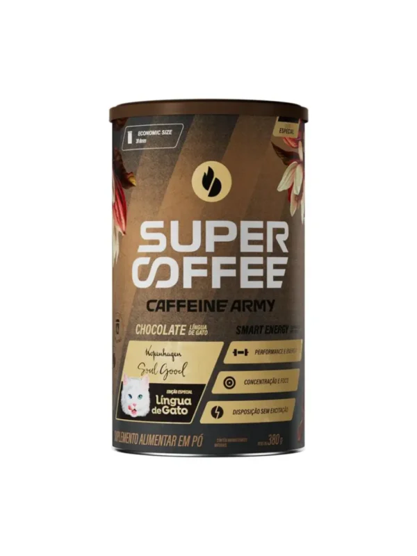 Lata Sabor Língua de Gato 380g - Supercoffee