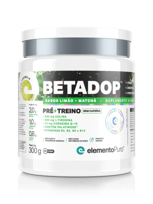 Betadop 300g Sabor Limão e Matchá - Elemento Puro