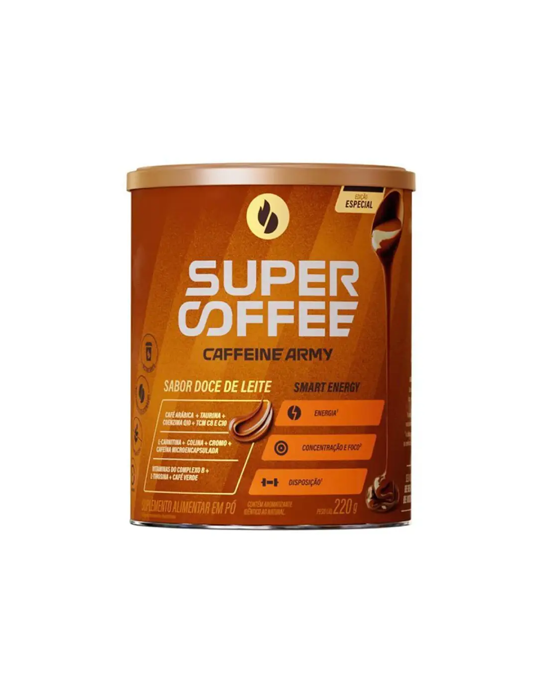 ceadf47069eccb9c84abac7b09848f2f.webp Lata Sabor Doce de Leite 220g - Supercoffee - Imagem 1
