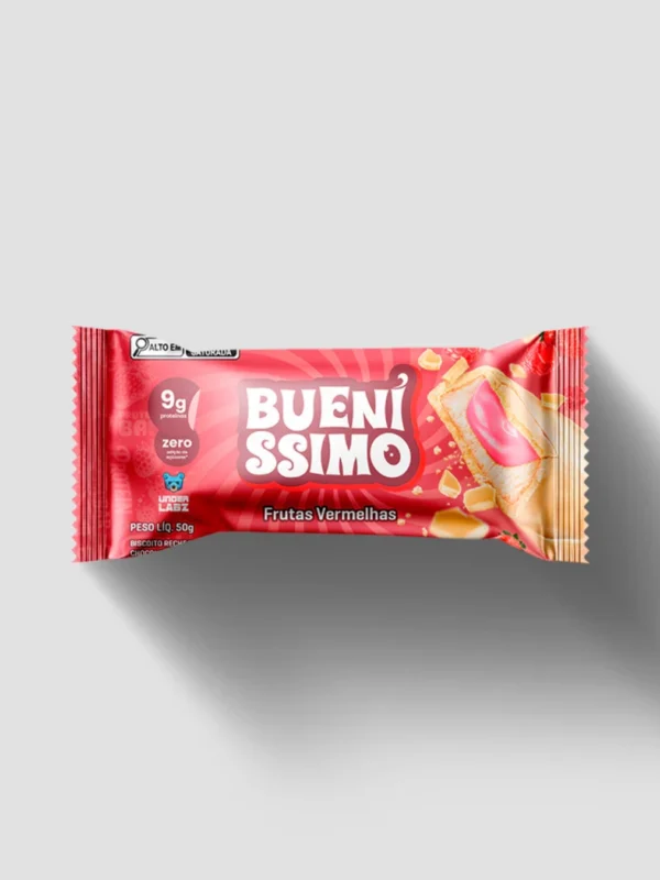 Barra Bueníssimo Frutas Vermelhas 50g - Under Labz