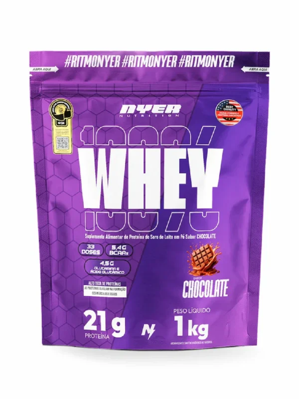 Whey Protein Nyer Refil  1kg - Chocolate