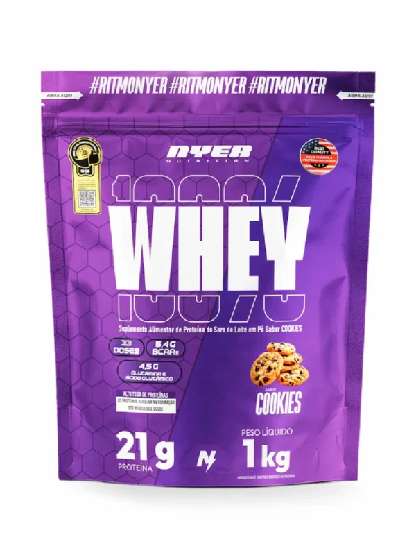 Whey Protein Nyer Refil  1kg - Cookies