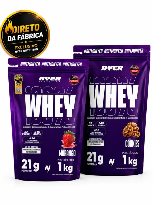 Combo 2 Whey 1kg - Nyer
