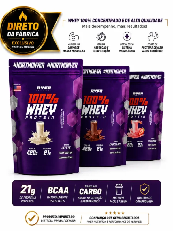 Combo 3 Whey 420g- Nyer